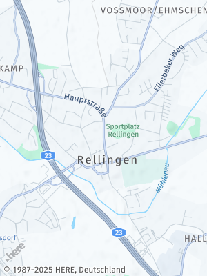 Here Map of Rellingen