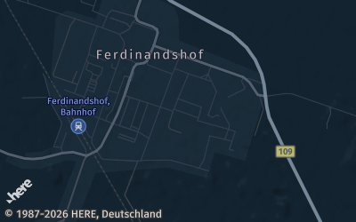 Heizung Map of Ferdinandshof