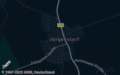 Heizung Map of Jürgenstorf