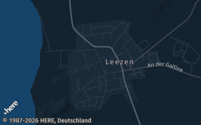Heizung Map of Leezen bei Schwerin
