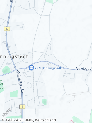 Here Map of Bönningstedt