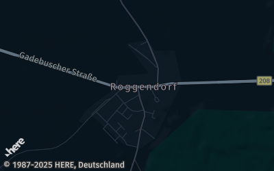 Heizung Map of Roggendorf bei Gadebusch