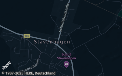 Heizung Map of Stavenhagen