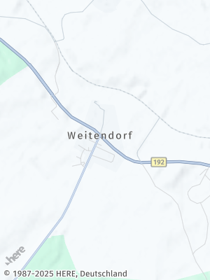 Here Map of Weitendorf bei Sternberg
