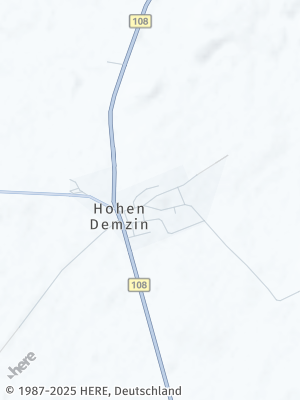 Here Map of Hohen Demzin