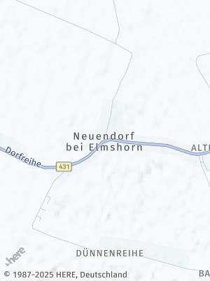 Here Map of Neuendorf bei Elmshorn