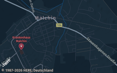 Heizung Map of Malchin