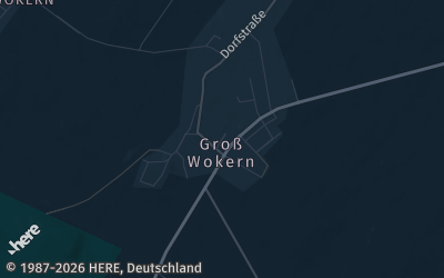 Heizung Map of Groß Wokern