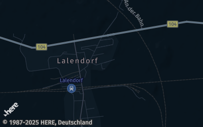 Heizung Map of Lalendorf