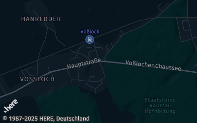 Heizung Map of Bokholt-Hanredder