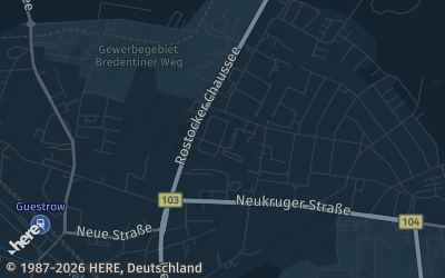 Heizung Map of Güstrow