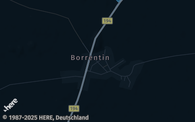 Heizung Map of Borrentin