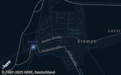 Heizung Map of Krempe
