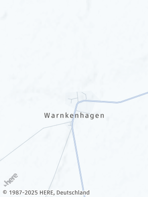 Here Map of Warnkenhagen bei Teterow