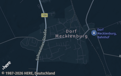 Heizung Map of Dorf Mecklenburg