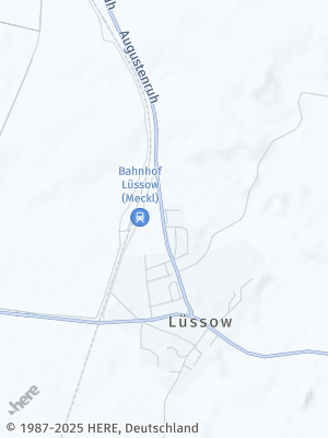 Here Map of Lüssow bei Güstrow