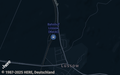 Heizung Map of Lüssow bei Güstrow