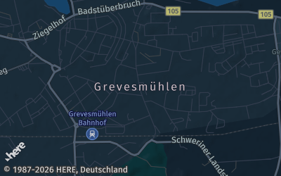 Heizung Map of Grevesmühlen