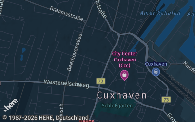 Heizung Map of Cuxhaven