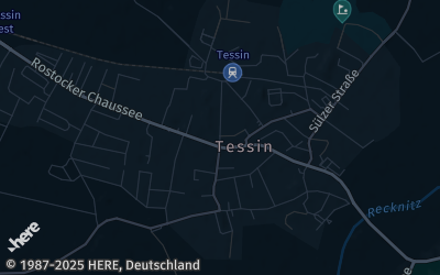 Heizung Map of Tessin bei Rostock