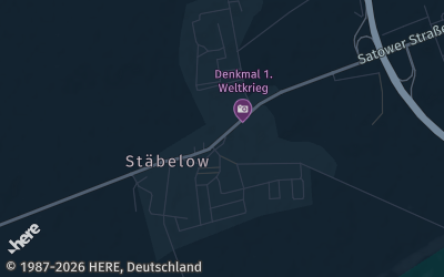 Heizung Map of Stäbelow