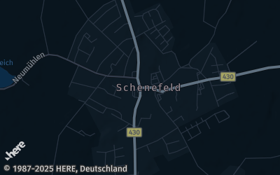 Heizung Map of Schenefeld