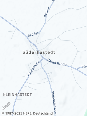 Here Map of Süderhastedt