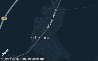 Heizung Map of Kritzmow