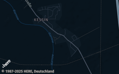 Heizung Map of Kessin bei Rostock