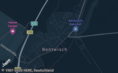 Heizung Map of Bentwisch bei Rostock