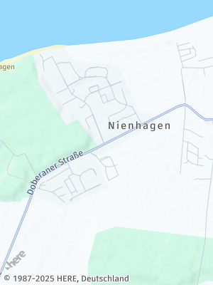 Here Map of Ostseebad Nienhagen