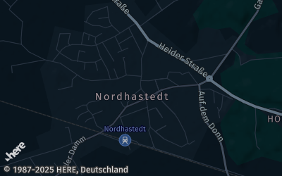 Heizung Map of Nordhastedt