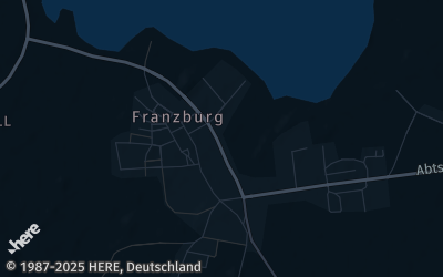 Heizung Map of Franzburg