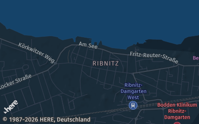 Heizung Map of Ribnitz-Damgarten