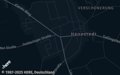 Heizung Map of Hennstedt / Dithmarschen