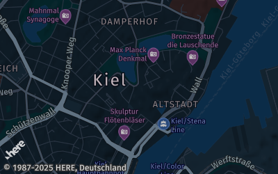 Heizung Map of Kiel