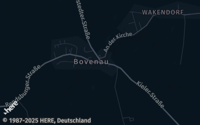 Heizung Map of Bovenau