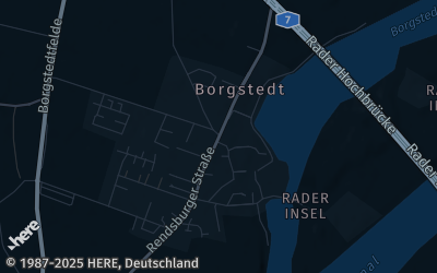 Heizung Map of Borgstedt bei Rendsburg