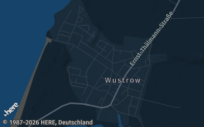 Heizung Map of Ostseebad Wustrow