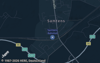 Heizung Map of Samtens