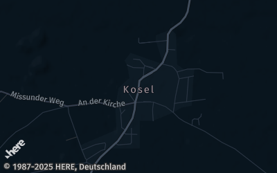 Heizung Map of Kosel bei Eckernförde