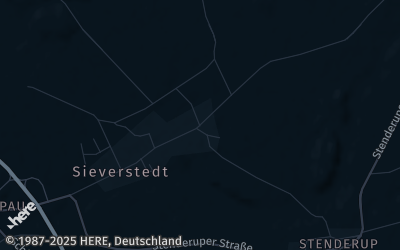 Heizung Map of Sieverstedt