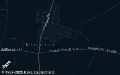 Heizung Map of Neukirchen bei Niebüll